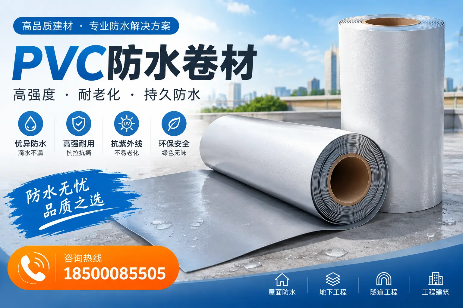 PVC防水卷材的使用寿命与维护周期，适合十堰业主参考